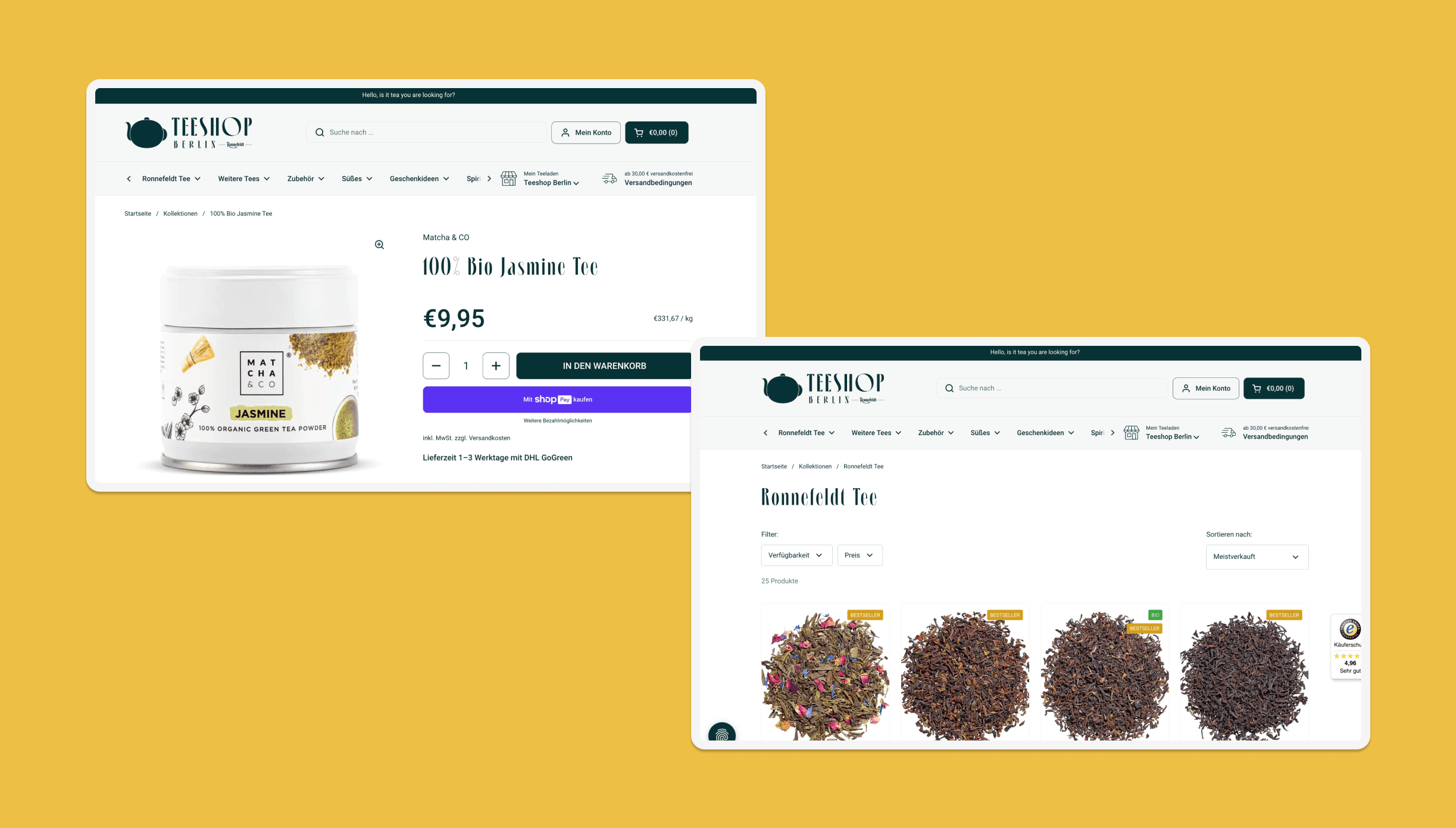 Teeshop Berlin – Shopify B2C Kombinat Case Study